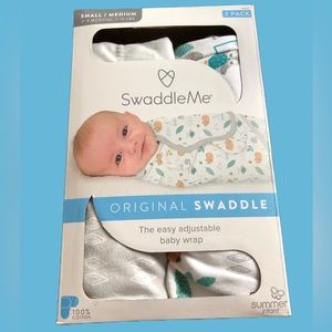 SwaddleMe Original Swaddle – Size Small/Medium, 0-3 Months, 2-Pack